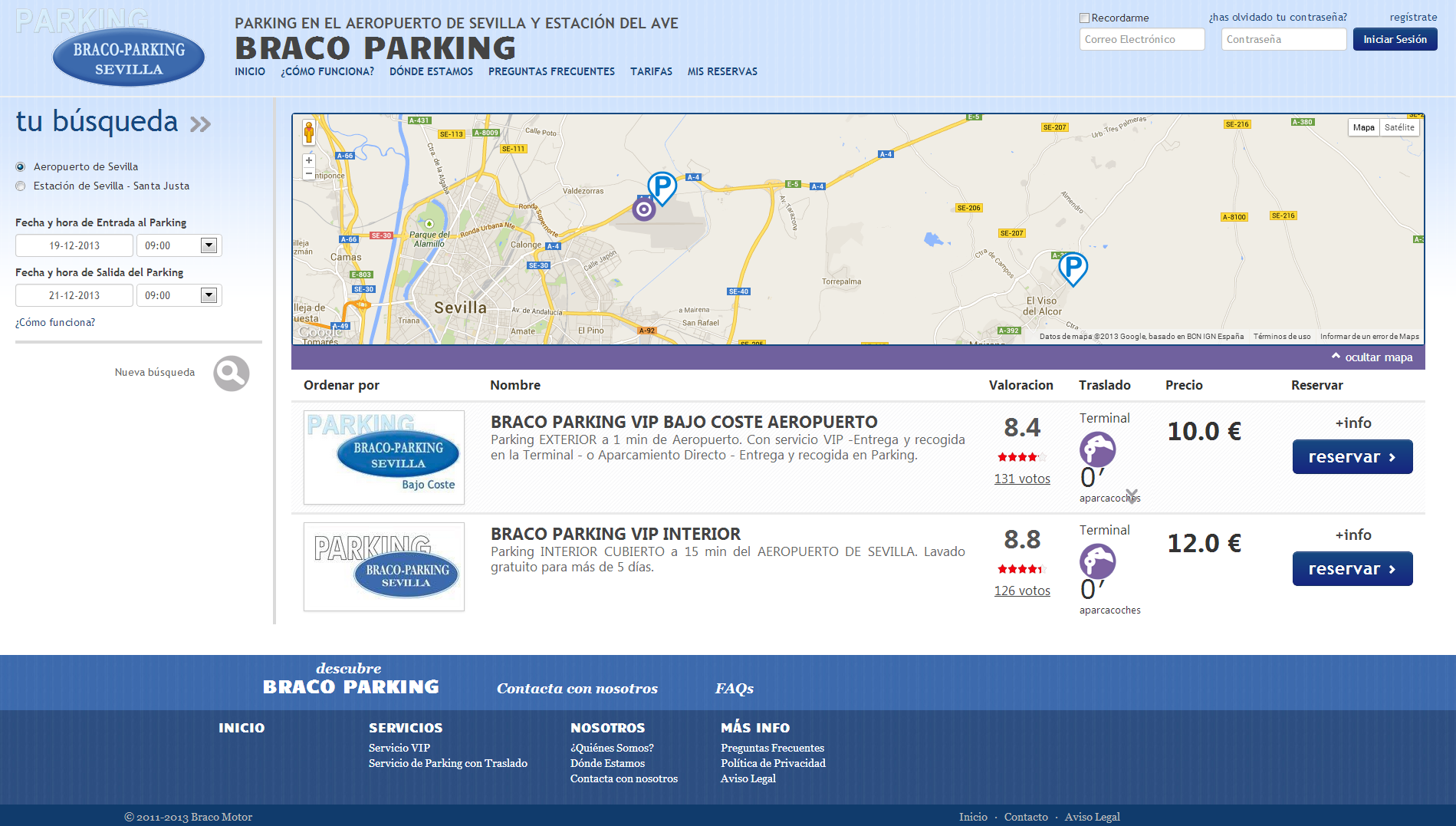 Braco Parking, parking low-cost en Sevilla
